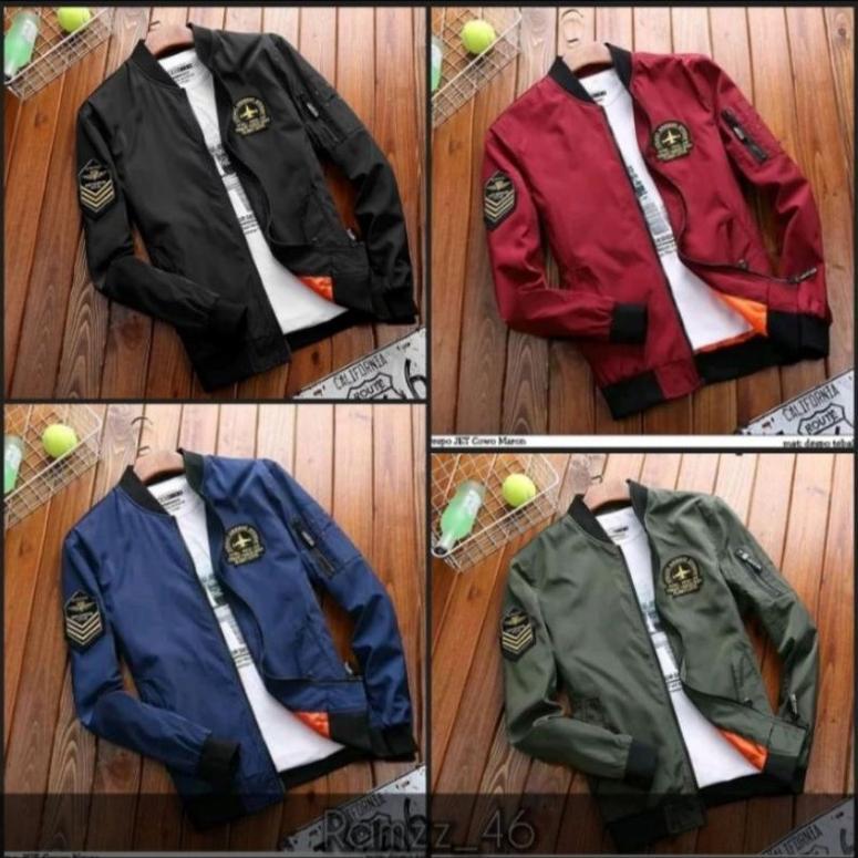 new arrival jaket bomber jet / jaket bomber / jaket keren