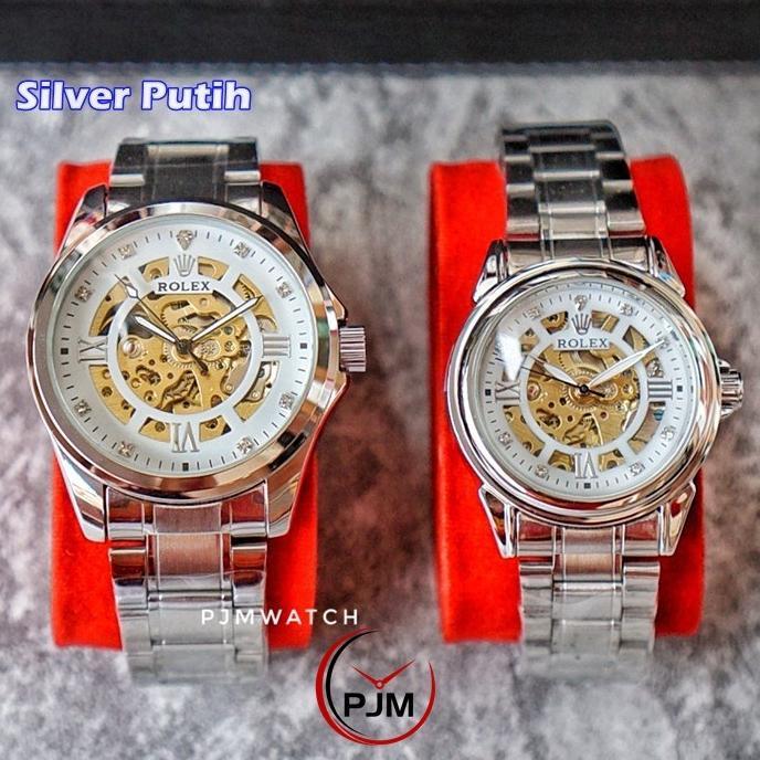 original jam couple otomatis rolex | tali rantai romawi jam automatic pasangan pria wanita