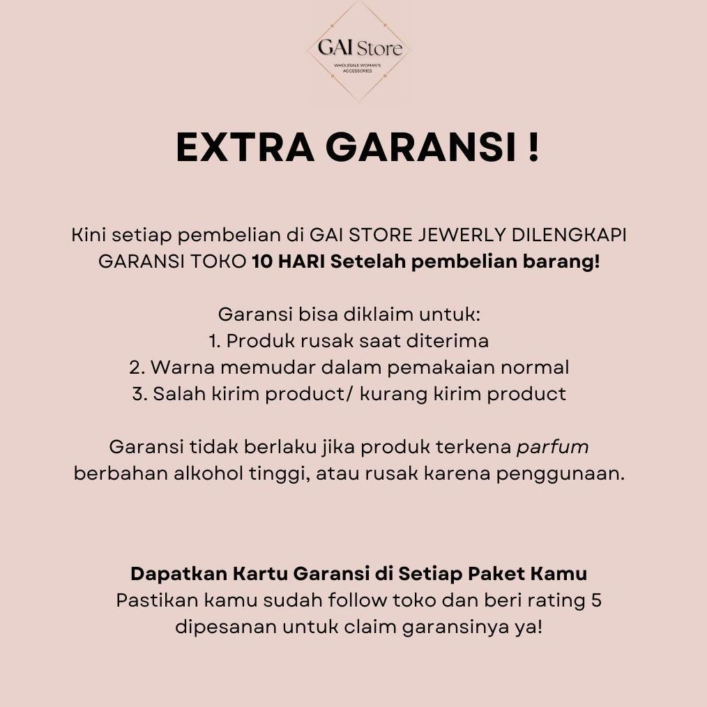 EXCLUSIVE [SPECIAL GROSIR] GELANG KAKI ALL VARIANT TITANIUM PREMIUM ANTI KARAT LAPIS EMAS 18KGP, TRE