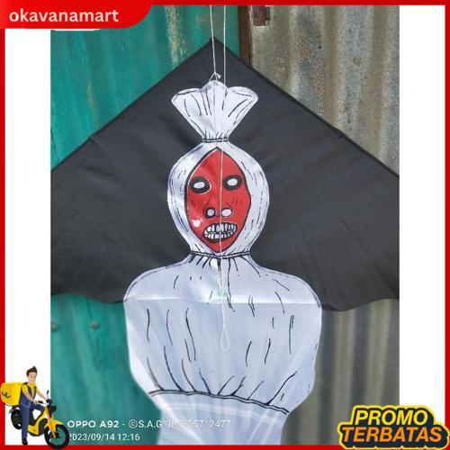 Layangan Kain / Layangan Hias / Layangan Pocong / Layangan Kuntilanak Harga Bersahabat