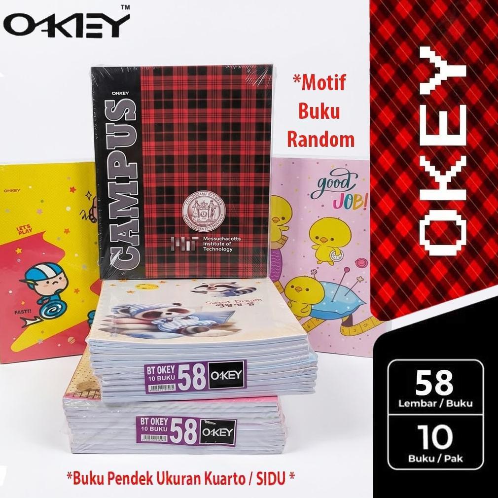 OKEY CAMPUS 58 LEMBAR / BUKU TULIS / BUKU CAMPUS MURAH Buku Tulis Campus Kecil 58 / Kwarto 58 Okey C