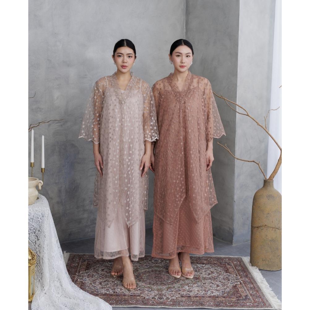 PREMIUM GOLDE - ARUM TILLE DRESS / TULLE DRESS / DRESS PESTA / DRESS KONDANGAN