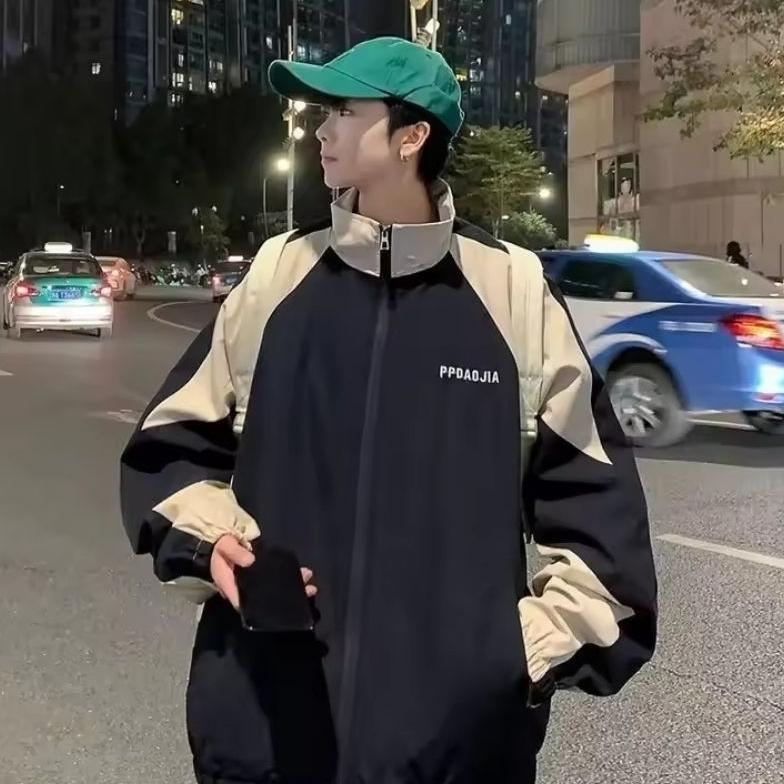 limited jaket varsity colorblock japan vintage windbreaker /jaket jepang retro sport 90an jeket hip 