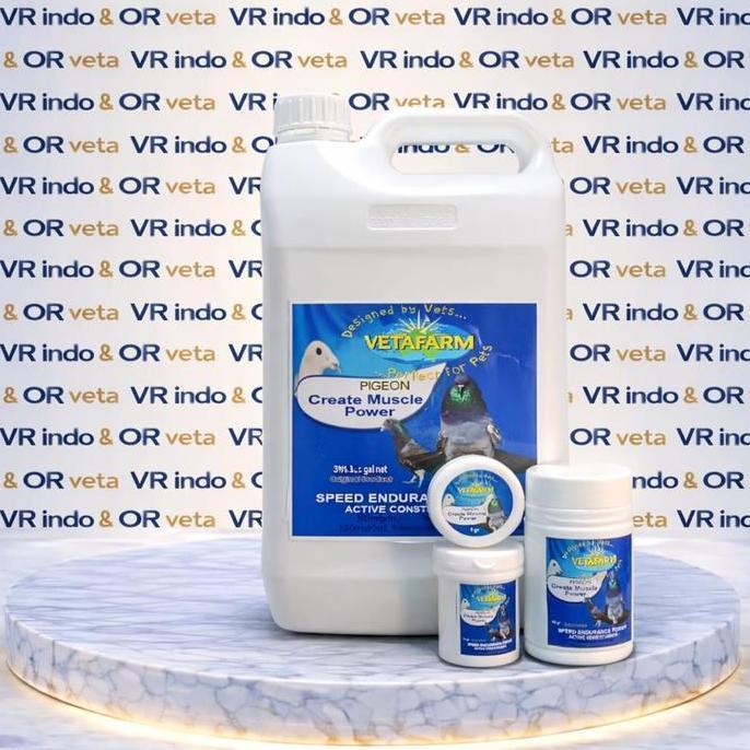 CREATE MUSCLE POWER 50 GR VETAFARM VITAMIN BURUNG PARROT MERPATI MURAI