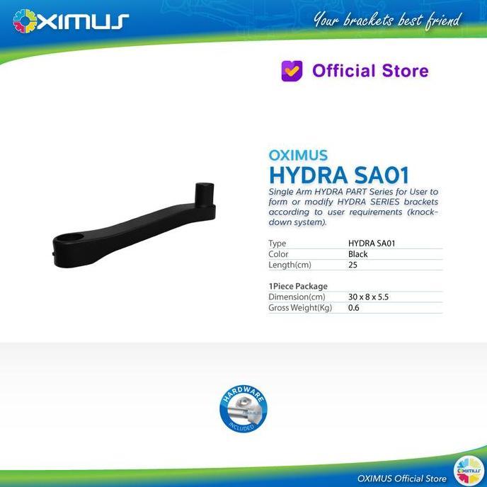 BRACKET TV OXIMUS HYDRA YL YD PART - SA-01 SINGLE ARM