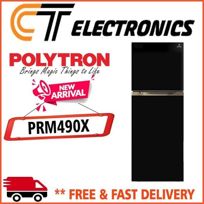 POLYTRON PRM490X Kulkas 2 Pintu Belleza 350 Liter PRM 490X PRM490