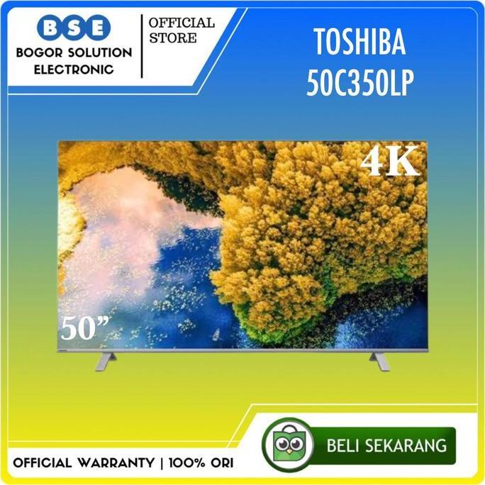 TV 50 Inch Toshiba 50C350LP 4K HDR Toshiba Google TV 50C350 [ORI]