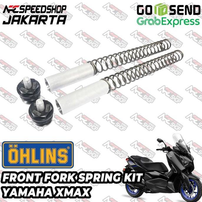 Front Fork Spring Kit Per Shock Depan Ohlins Yamaha Xmax X max X-max FSK 131 FSK131