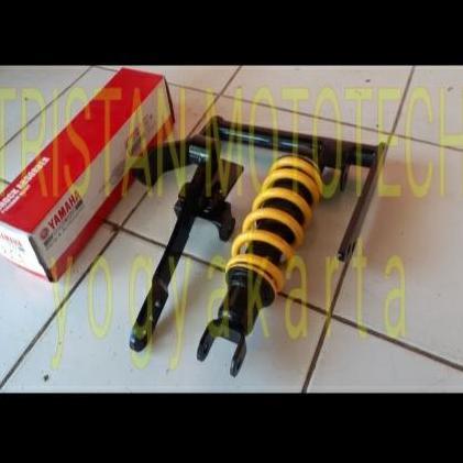 braket monoshock aerox v5 di setting tinggi rendah