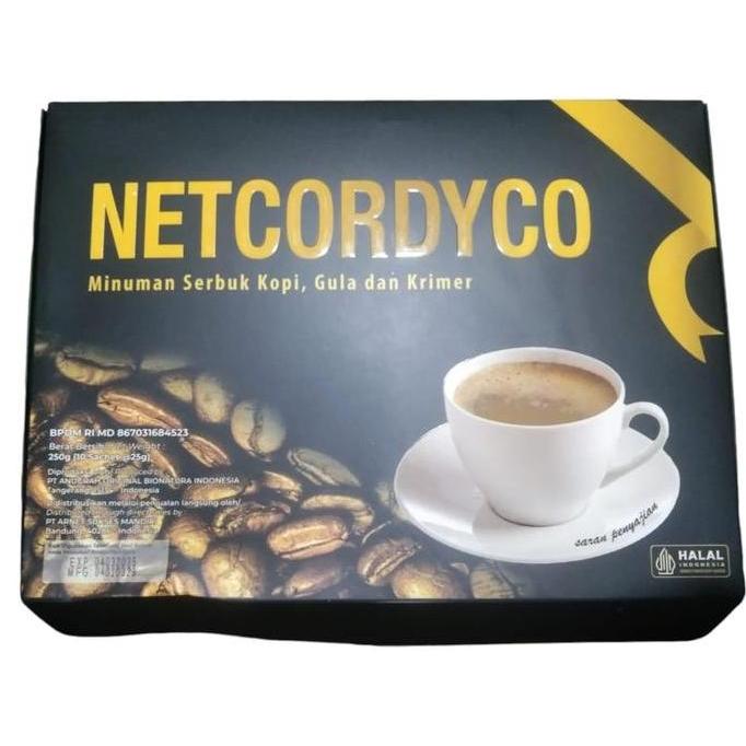 Cordyco coffee Kopi cordyco original kopi 1 box isi 10 sachet @250g Original.