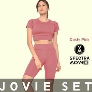 Unik Setelan Senam Jovie Set Size S-Xxl Baju Senam Wanita Setelan Olahraga Legging Zumba Kaos Olahra