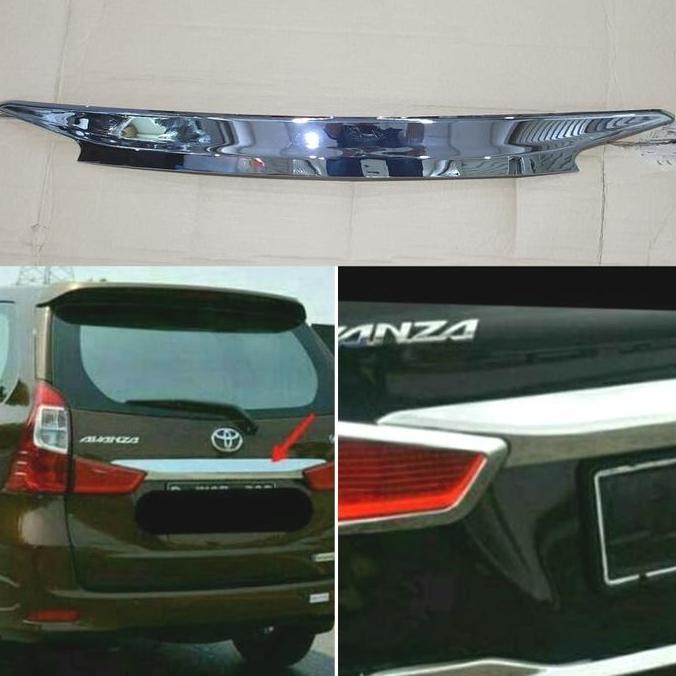 Trunk Lid List Bagasi Pintu Belakang Mobil Grand Avanza Veloz / Xenia R 2016 2017 2018