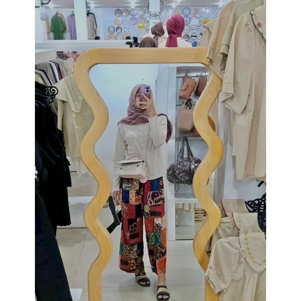 Disc Celana Panjang Wanita Kulot Perca Batik Jogja Unik Santai  Pekalongan Elegan