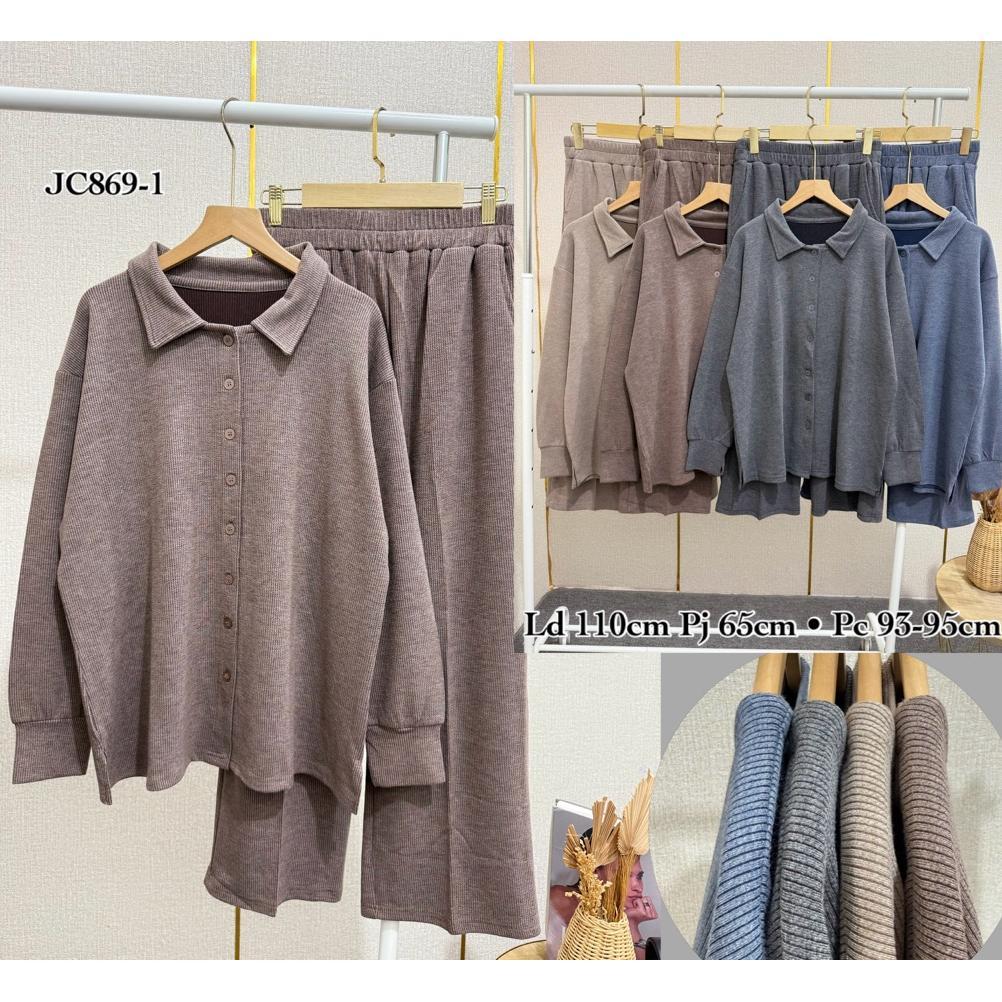 Terlaris Like&Buy Oneset Aurel Stelan Knit Busui Frendly || Set Rok Busui Knit