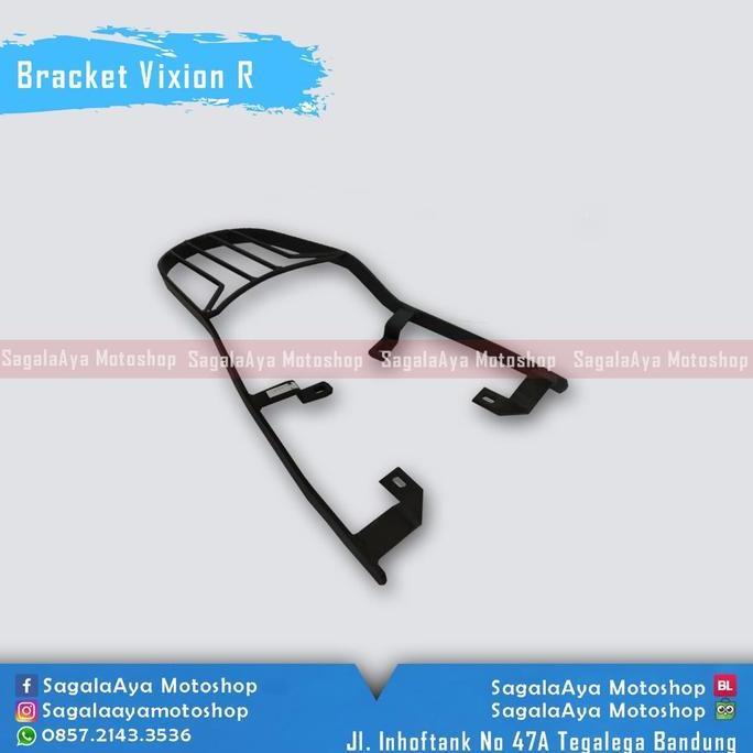 BRACKET MONORACK BOX MOTOR YAMAHA NEW VIXION R 2017 GIVI KAPPA SHAD RESTOCK