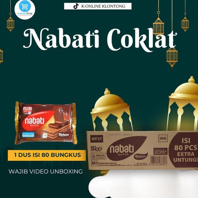 [KOL X 4.4] NABATI WAFER 1 DUS ISI 80 BUNGKUS \\ KEJU \\ COKLAT - 1 DUS SALE!!!
