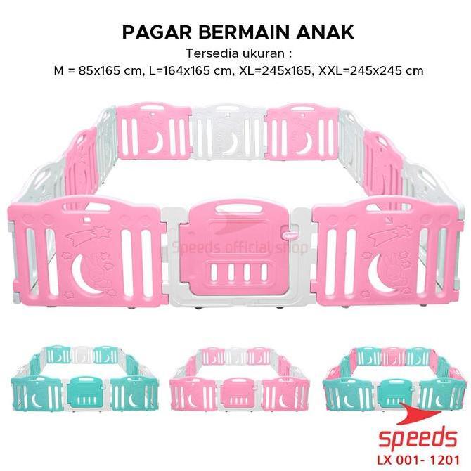 SPEEDS Pagar Anak Pagar Anak Babyfance Playpen Prosotan Kuda kudaan Mainan Anak Pagar Pagar Bayi Set
