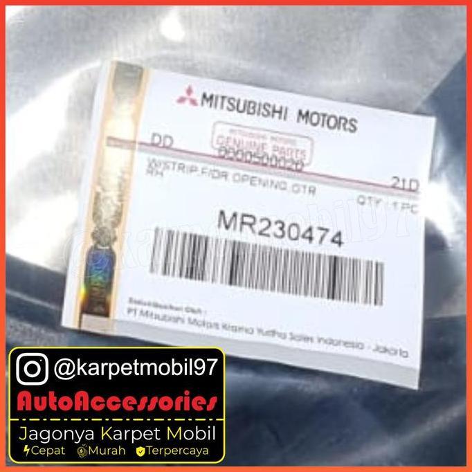 KARET PINTU MOBIL KUDA KARET PINTU TENGAH KANAN KUDA ORISINIL MR230474 ASLI