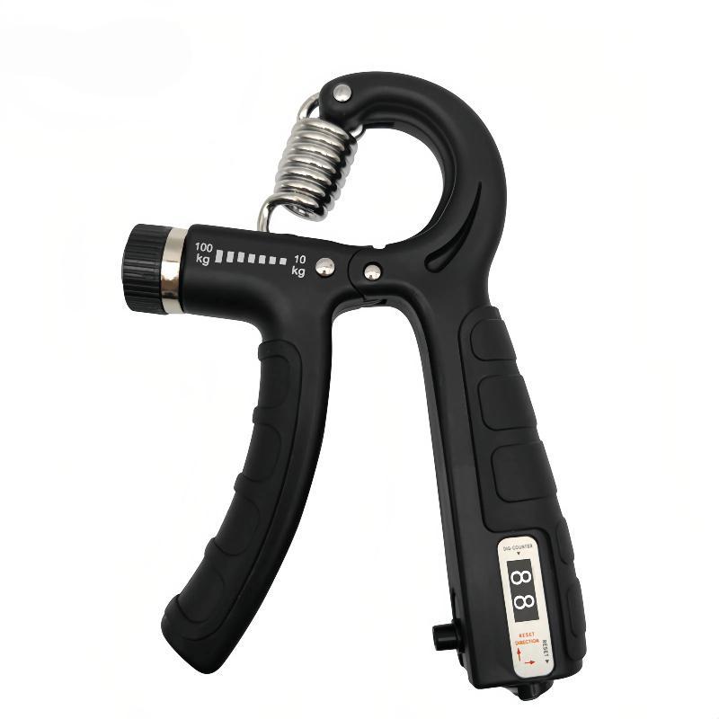 Hand Grip Counter Adjustable 10-100Kg Alat Latihan Otot Tangan Fitness Gym Grip Strengthener