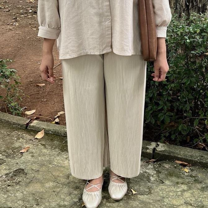 Celana Kulot Plisket Lidi / Sena Kulot Plisket / Celana kulot / Celana plisket / Kulot Plisket HS
