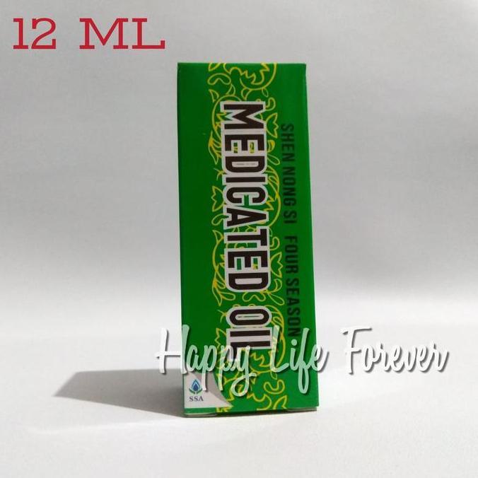 Medicated Oil - Shen Nong Si Four Season 12 ml / 12 cc - minyak angin