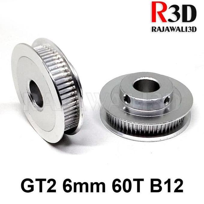 GT2 TIming Pulley 60 Teeth Bore 12mm Belt 6mm