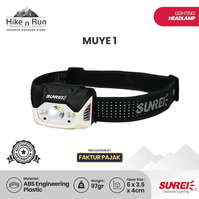NEW Lampu Kepala Sunrei Headlamp MUYE 1