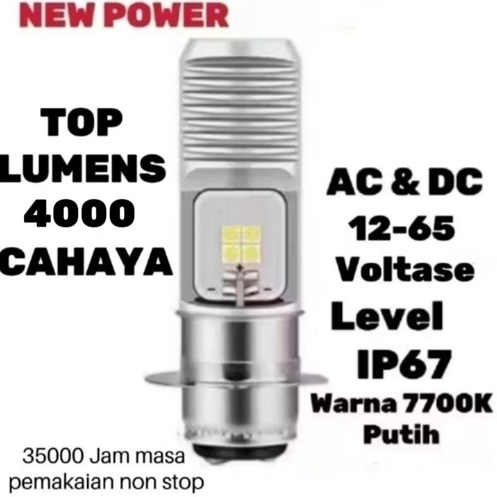 new lampu depan motor led super terang yamaha mio m3/sporty original h6