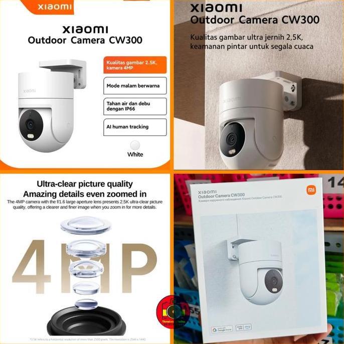 CCTV outdoor Xiaomi CW300 Ai Smart IP Camera Wifi Security