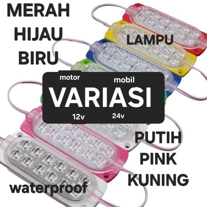 MODULE MODUL BLOCK LAMPU LED 12V 24V VARIASI KOLONG BOX BAK SEN KABIN MOTOR MOBIL TRUCK BUS LAMPU SE