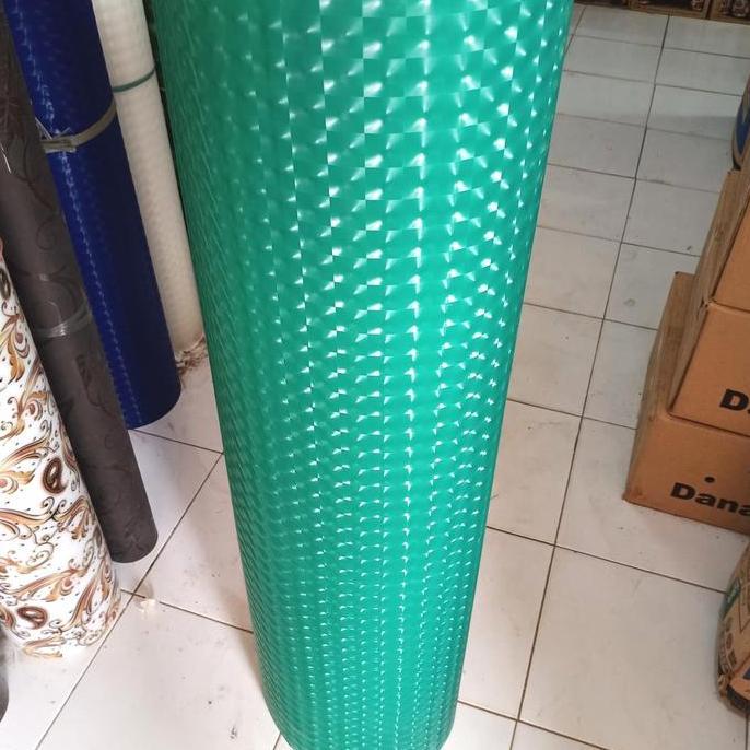 Fiber Pagar Plastik Penutup Pagar Hijau Motif 3 D Harga Permeter