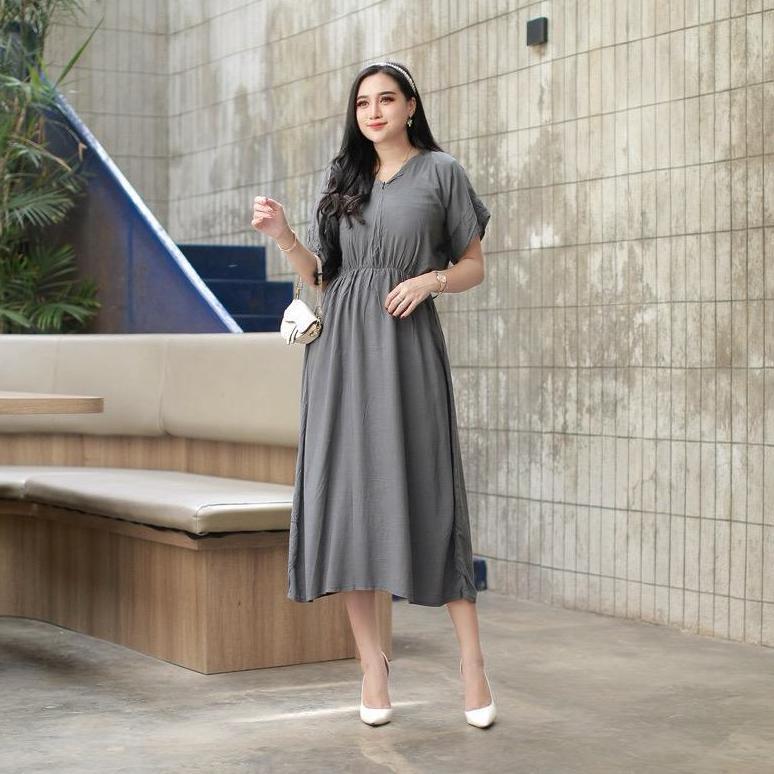 BESTPROMO DASTER ASMIRANDA RAYON BUSUI LD120 BAJU TIDUR TIDUR DRESS DRESS WANITA NYAMAN SERUT KARET 