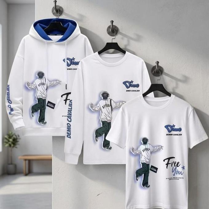 DIMITRI BAJU JUMPER HOOIDE DIME HOODIE TEBAL UNISEX PRIA WANITA BISA PAKAI