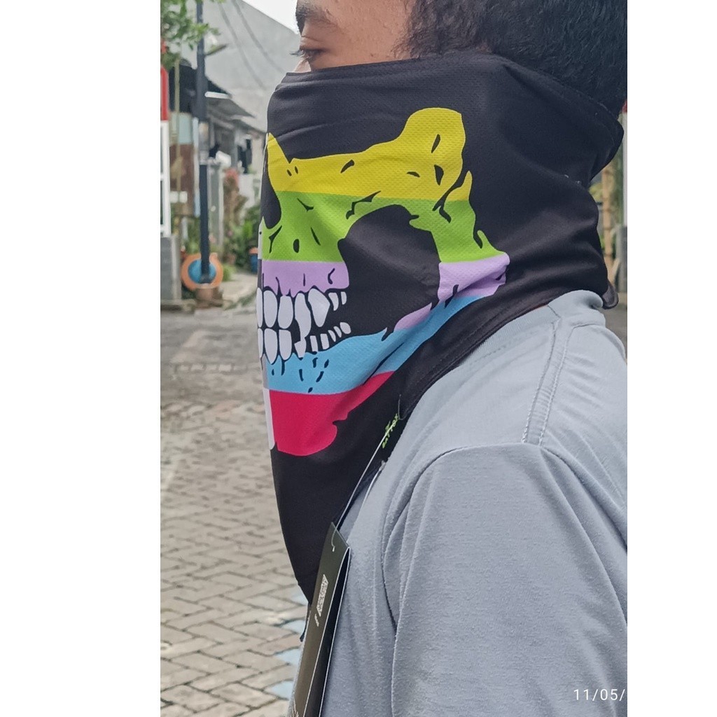 Foto Batfox Premium Masker Gowes Motor buff Sepeda Mancing Gunung Balaclava