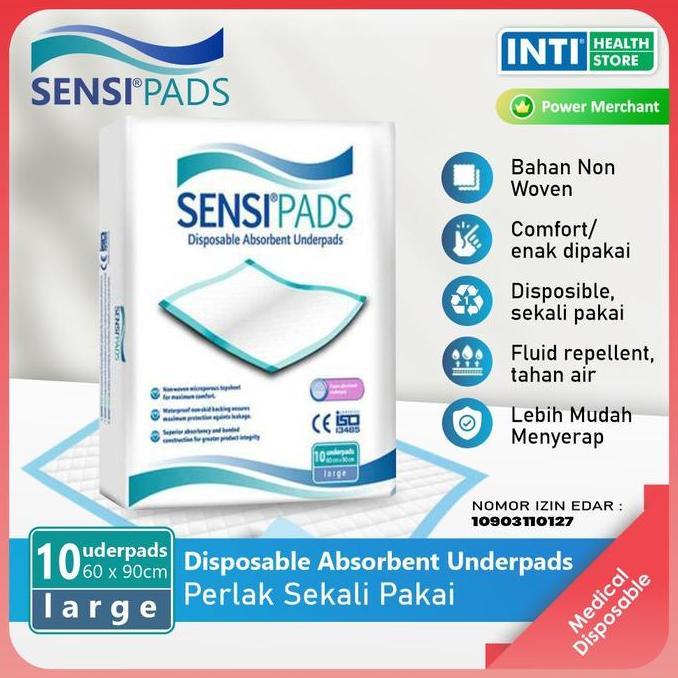 Promo Sensi Underpad Sensi / Perlak Sekali Pakai / Perlak Dewasa Cod