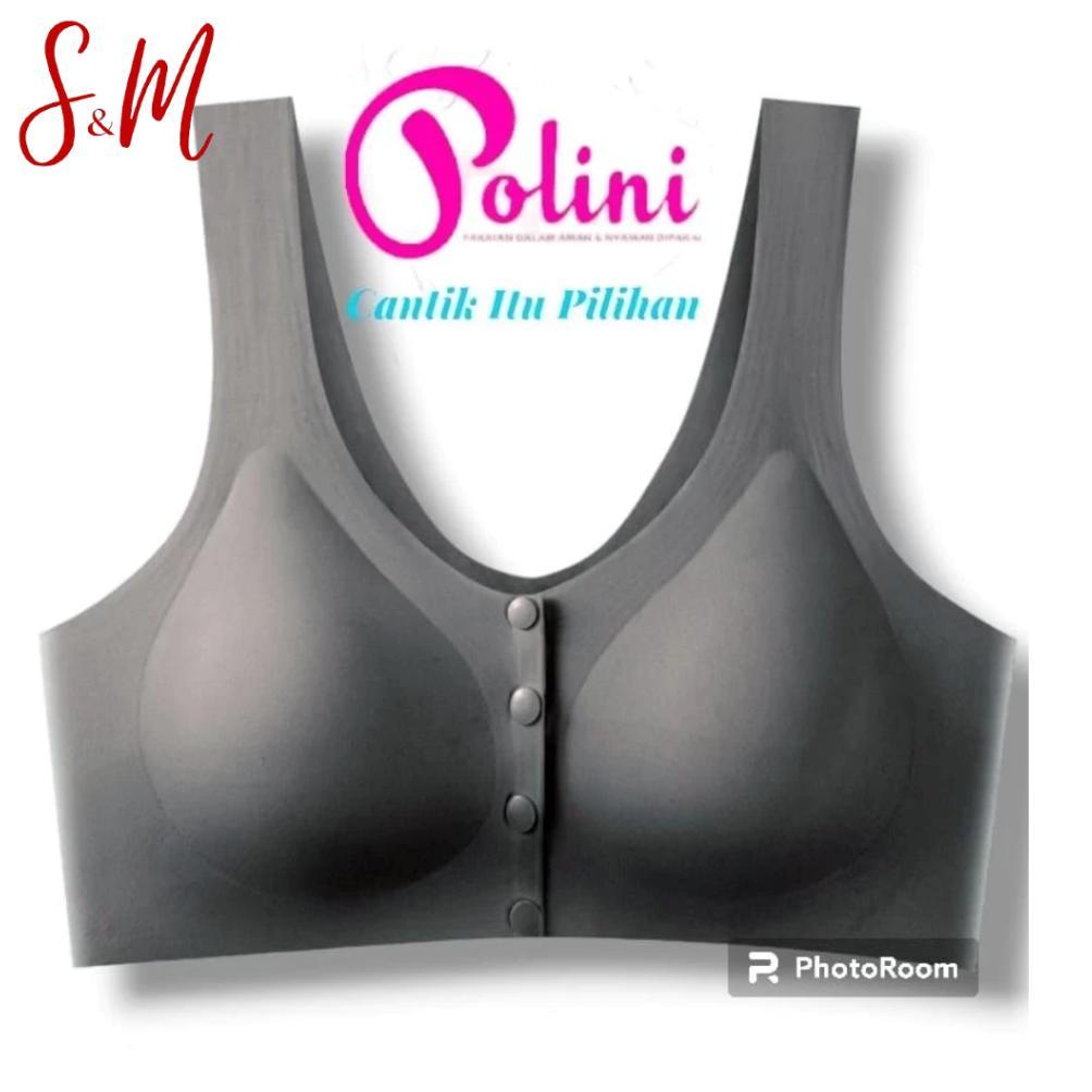 Exclusive Polini Bra Menyusui Seemless Tanpa Kawat Busa Cup A/B 34-42 Art 8815