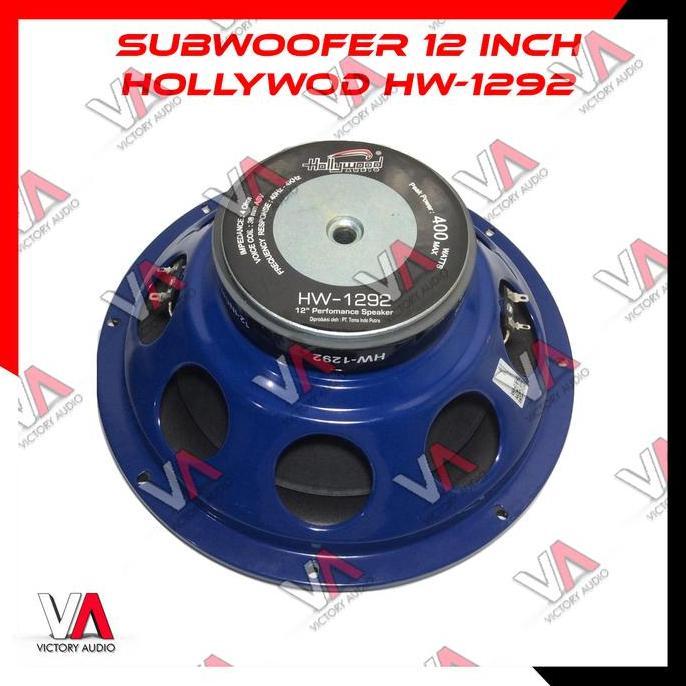 Promo Subwoofer Hollywood 12 Inch Double Coil Hw 1292 Speaker Mobil Cod
