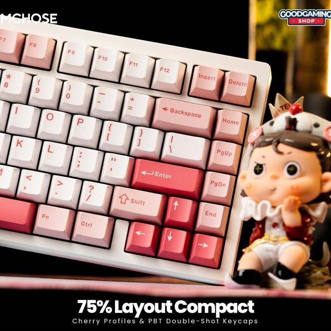 NEW MCHOSE G75 / G-75 PRO TRI-MODE GASKET STRUCTURE GAMING MECHANICAL KEYBOARD ORI