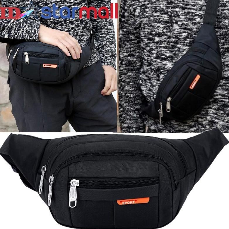 Mega Sale Tas Selempang Pinggang Pria Wanita Import Bahan Anti Air Trend Fashion High Quality Cocok 