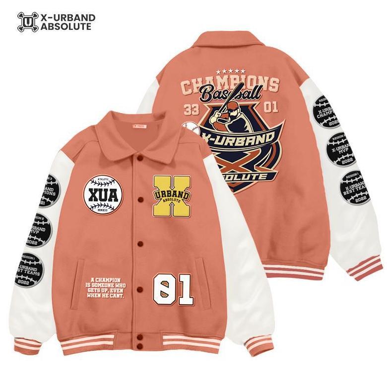 Garansi Xua Jaket Varsity Baseball Jaket Unisex Vintage Baseball 2026