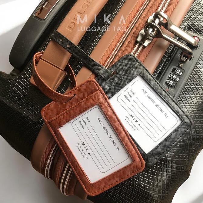 LUGGAGE TAG SYNTHETIC LEATHER / GANTUNGAN IDENTITAS NAMA KOPER
