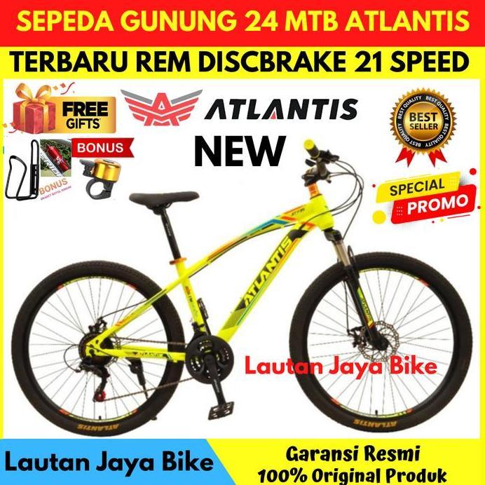 Sepeda Gunung 24 MTB Atlantis Sporty 730 New