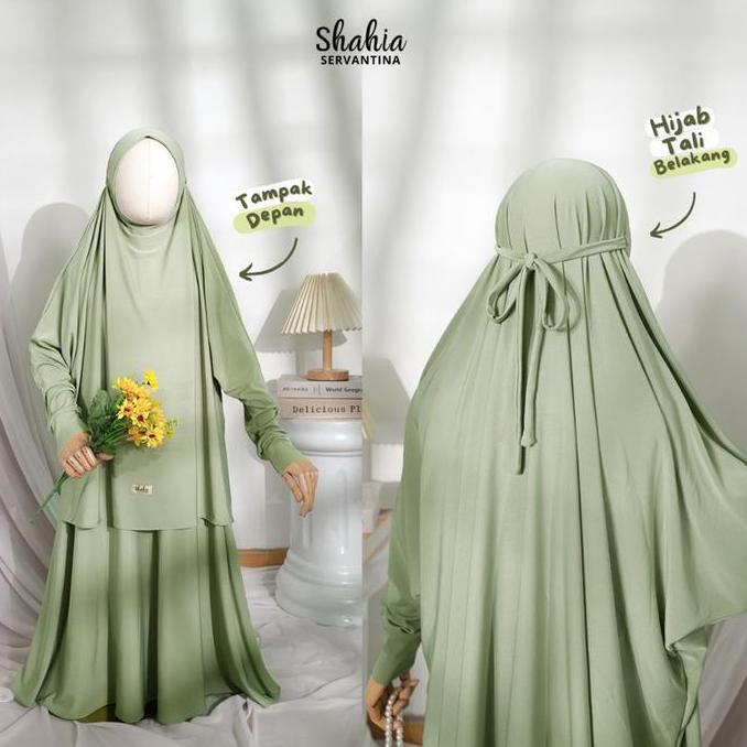 NEW SHAHIA SERVANTINA - SHAFA SET FK GAMIS ANAK PEREMPUAN BAJU MUSLIM PANJANG DRESS SYARI CEWEK ORI