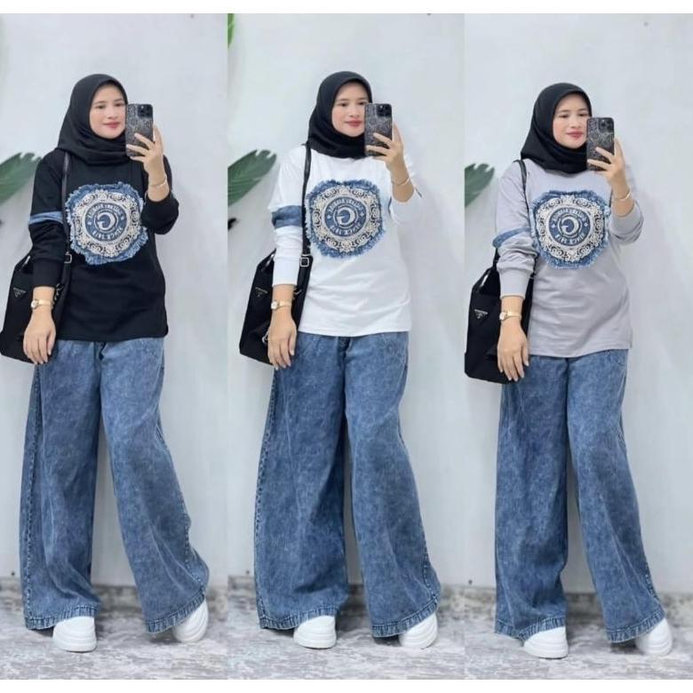 FAVORIT ZOLLA SET XL,XXL  || DARMA SET || SISKA SET || ZADDA SET || SETELAN JEANS WANITA SETELAN COM