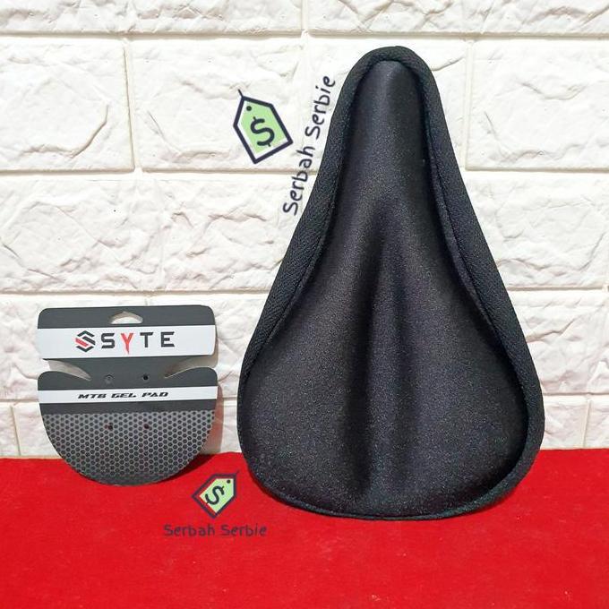 COVER SADDLE PEMBUNGKUS SARUNG SADEL JOK GEL PAD TECH SYTE SEPEDA LIPAT MTB FIXIE HITAM EMPUK TEBAL