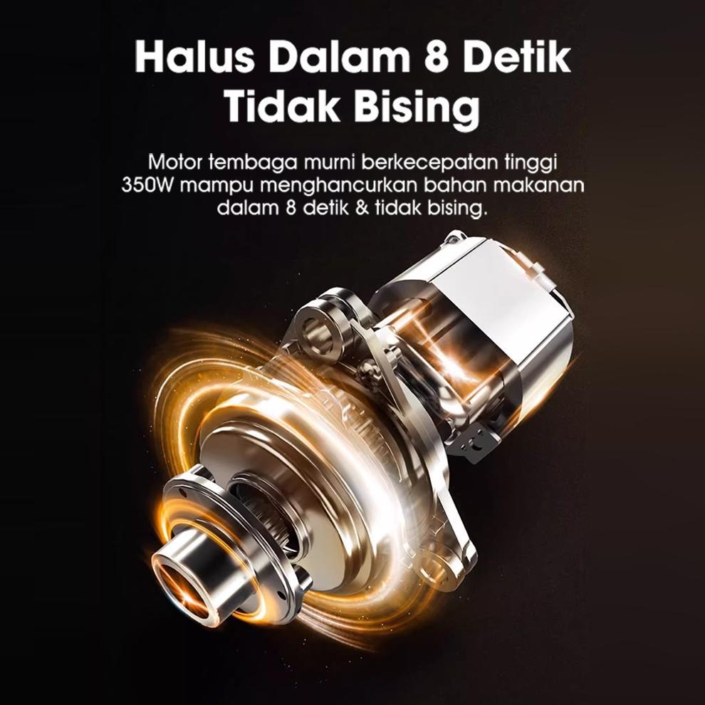 HOT PRODUCT SAMONO FOOD CHOPPER 2.5L MULTIFUNGSI CHOPPER BUMBU DAN DAGING CHOPPER KACA CHOPPER LOW W