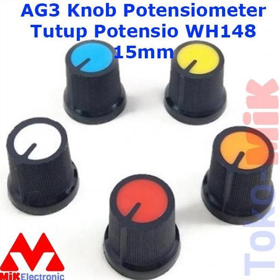 Ag3 Knob Potensio Meter Kenob Knop Tutup Potensiometer Wh148 Ag3