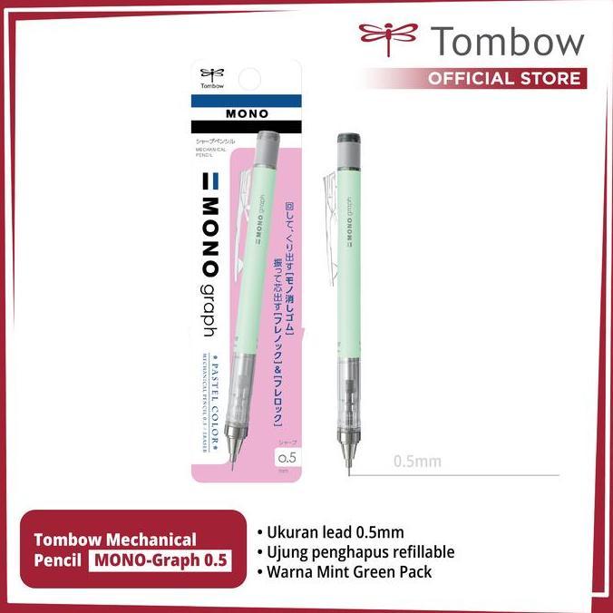 Tombow Pensil Mekanik / Mechanical Pencil Mono Graph