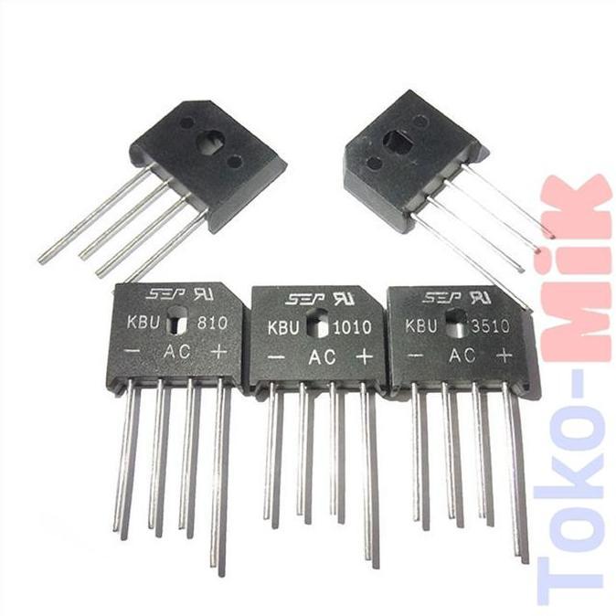 dioda bridge diode kbu kbu808 kbu-808 kbu1510 kbu-1510 kbu2510 kbu-2510 kbu810 kbu-810 800v 1000v 8a