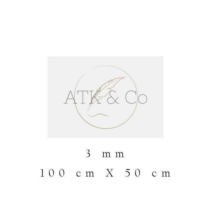 Polyfoam Lembaran 100x50 Tebal 3mm - Poly Poli Foam Depron Busa 3 mm Khusus Gosend Instan